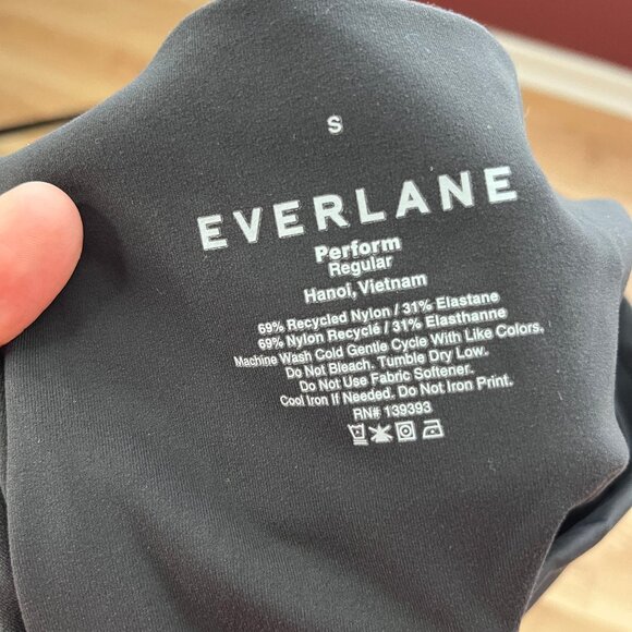 NWOT Everlane Perform 24/7 Leggings Tights Pants Black Size Small S 28" - Picture 3 of 5
